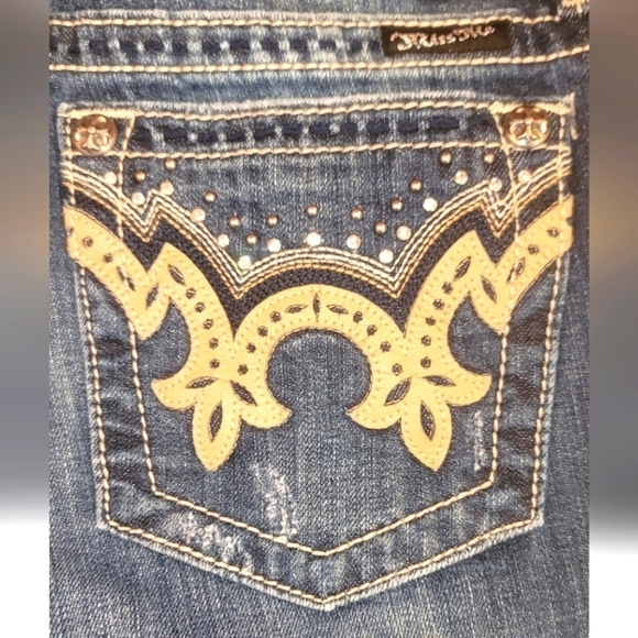 Miss Me Denim - Miss Me Low Rise Bootcut Studded Jeans